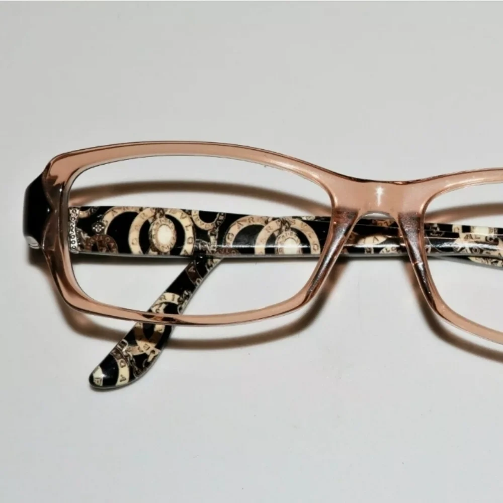 Bvlgari 4051-B eyeglass frames - transparent front, jeweled sides - Picture 7 of 11